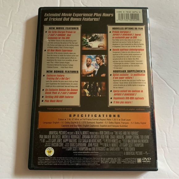 The Fast and the Furious (2001) DVD | Tricked Out Edition - Picture 3 of 3